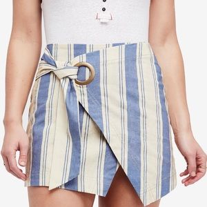 free people Tuscan sunrise striped mini skirt